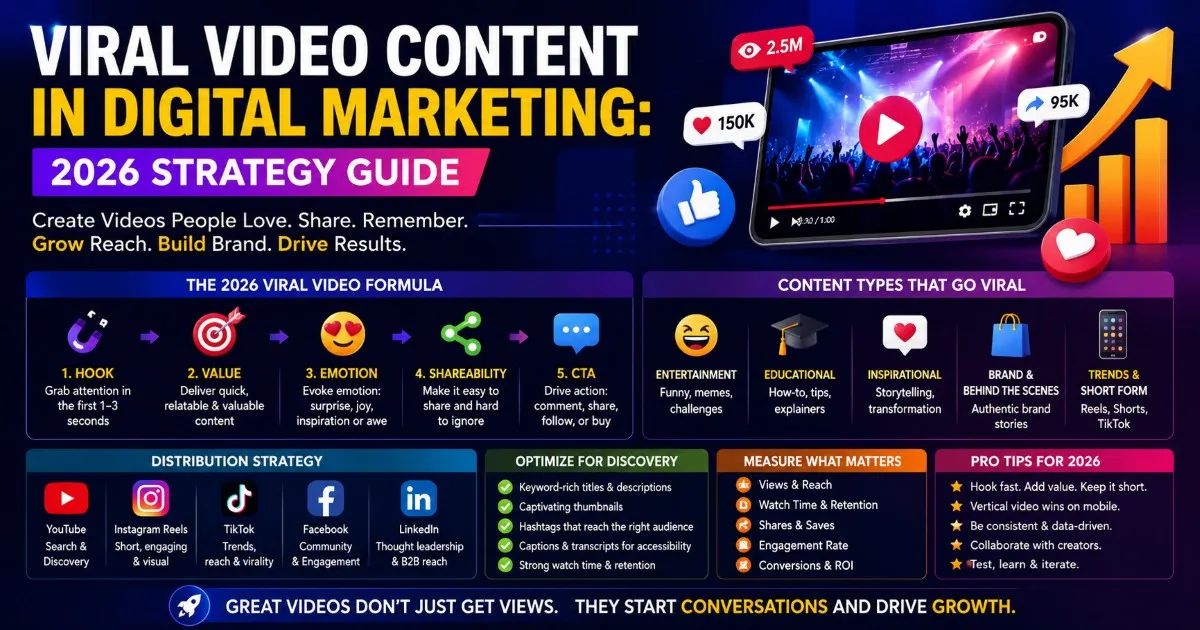 Viral Video Content in Digital Marketing: 2026 Strategy Guide