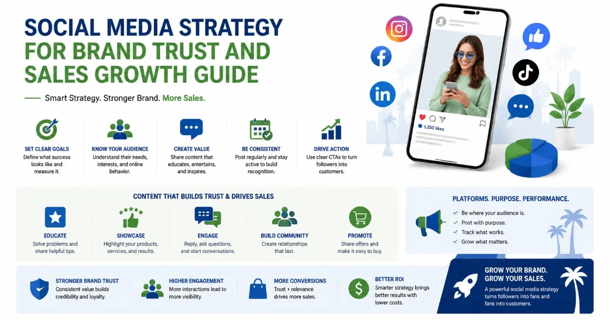 Social Media Strategy for Brand Trust and Sales Growth Guide